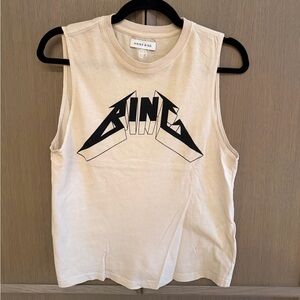 Anine Bing Cream Organic Cotton Fabric